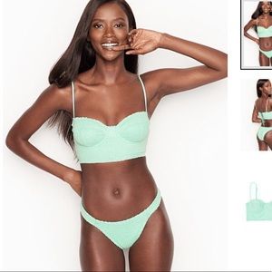 Perforated Balconet bikini top